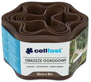 Obrzeże Ogrodowe 10 Cm X 9,0 M Brązowe - Cellfast