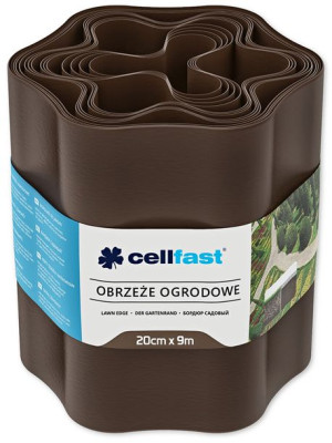 Obrzeże Ogrodowe 20 Cm X 9,0 M Brązowe - Cellfast