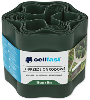 Obrzeże Ogrodowe 15 Cm X 9,0 M Ciemnozielone - Cellfast