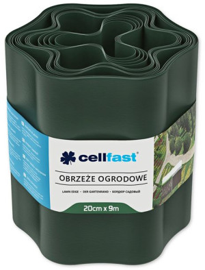 Obrzeże Ogrodowe 20 Cm X 9,0 M Ciemnozielone - Cellfast
