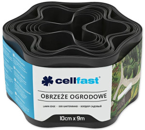 Obrzeże Ogrodowe 10 Cm X 9,0 M Czarne - Cellfast