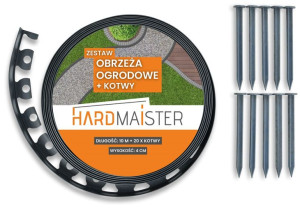 Obrzeże Trawnikowe Na Taśmie Hardmaister Zestaw 40 M + 80 Kotew