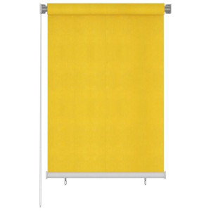 Roleta zewnętrzna, 100x140 cm, żółta, HDPE