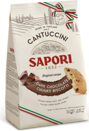 SAPORI Cantuccini z czekoladą 175 g