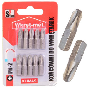 Końcówka Do Wkrętarek Ph 2x25 Ph-s2-02025 Wkręt-met 10 Szt/opak