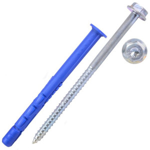 Rawlplug Kołek Ramowy 10x80mm Kołnierz Wkręt 7x89mm 1szt R-ff1-n-10k080