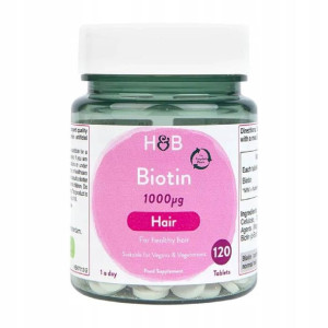 Biotyna - Biotin 1000 mcg (120 tabl.)