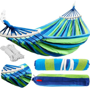 Duży Hamak 2-os Mocny Xxxl 220x150cm Torba + Poduszka