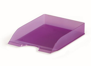 Półka na dokumenty Durable Basic przezroczysta fioletowa