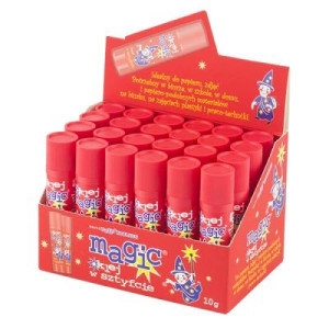 Klej Magic, sztyft 10g, display 24 szt.