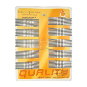 Quality 9 Wsuwki Średnie 5cm Srebrne 100 Szt.