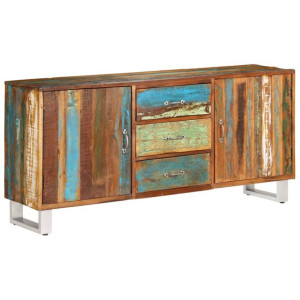Szafka z litego drewna odzyskanego, 160 x 40 x 76 cm