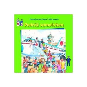 Podróż samolot. Poznaj nowe słowa i ułóż puzzle