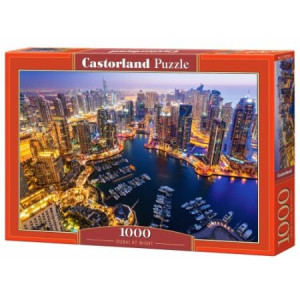 Puzzle 1000 el. Dubaj nocą Castorland