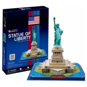 Puzzle 3D 40 el. Statua Wolności Cubic Fun