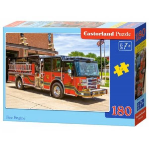 Puzzle 180 el. Wóz strażacki Castorland