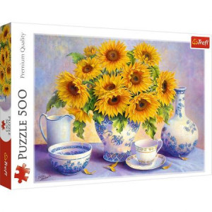 Puzzle 500 el. Słoneczniki Trefl