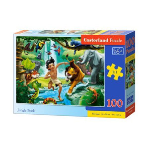 Puzzle 100 el. Jungle Book Castorland