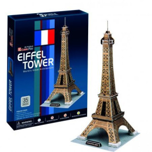 Puzzle 3D 35 el. Wieża Eiffela Cubic Fun