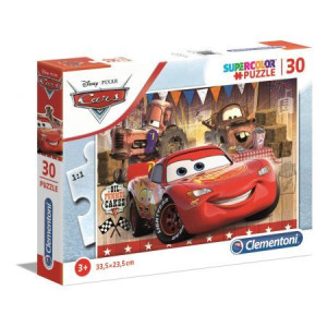 Puzzle 30 el. Supercolor. Auta Clementoni