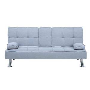 Sofa rozkładana jasnoszara ROXEN