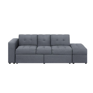 Sofa rozkładana ciemnoszara FALSTER