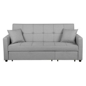 Sofa rozkładana jasnoszara GLOMMA