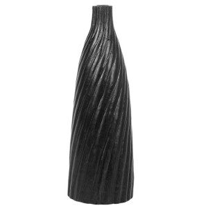 Wazon dekoracyjny ceramiczny 54 cm czarny FLORENTIA
