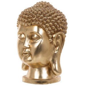 Figurka głowa złota BUDDHA