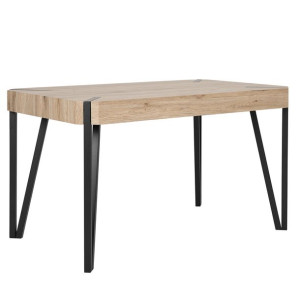 Stół do jadalni 130 x 80 cm jasne drewno CAMBELL
