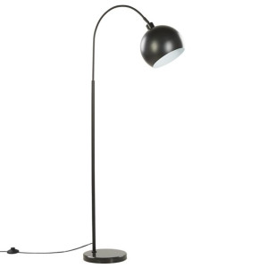 Lampa podłogowa metalowa czarna GUMARA