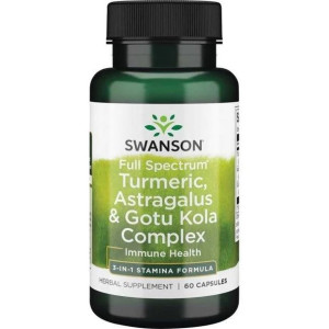 Full Spectrum Turmeric Astragalus Gotu Kola (60 kaps.)