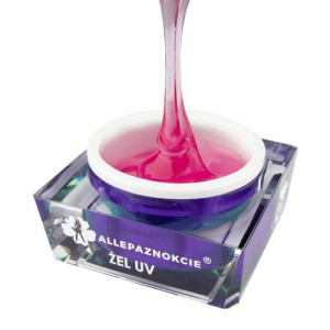 Allepaznokcie Żel Do Paznokci Budujący  Jelly Pink Glass 15 Ml