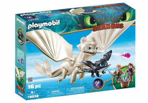 PLAYMOBIL 70038 Biała Furia z małym smokiem
