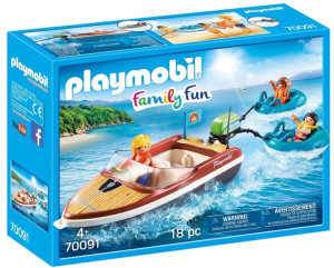Playmobil 70091 Łódź motorowa z pontonami