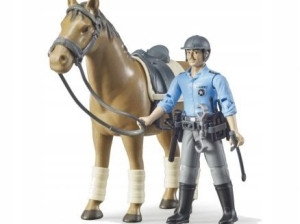 Bruder 62507 BWorld figurka policjanta na koniu