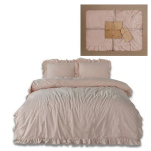 Komplet Pościeli Bawełna ROSES 160x200 STONEWASHED