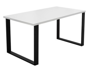 Stół Z Metalowymi Nogami Loft Z Metalowymi Nogami 150x80 Biały