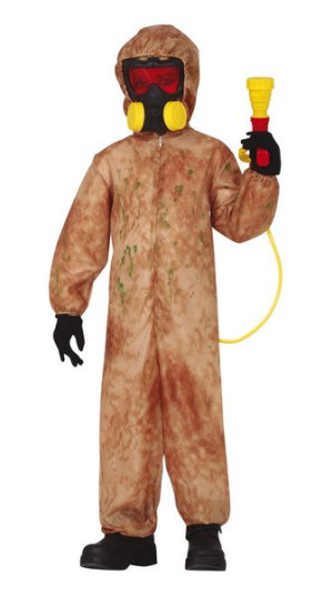 Strój Kombinezon Czarnobyl Biohazard Zombie - 128