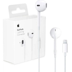 Oryginalne Słuchawki Apple Earpods Mmtn2zm/a Ze Złączem Lightning Białe
