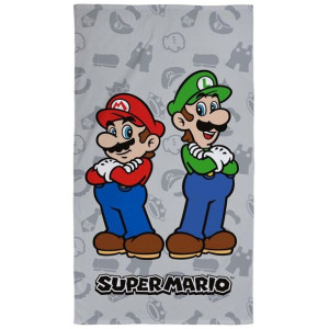 Ręcznik bawełniany 70x140 Super Mario Luigi