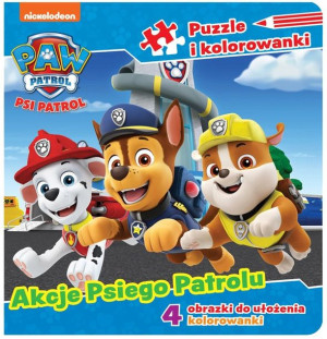 Psi Patrol Puzzle i kolorowanki Akcje Psiego Patrolu