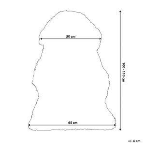 Skóra owcza fioletowa ULURU