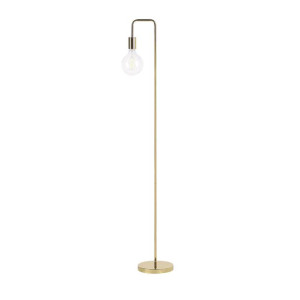 Lampa podłogowa metalowa złota SAVENA