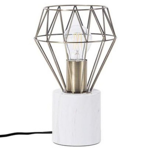 Lampka nocna metalowa złota MOONI