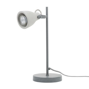 Lampa biurkowa regulowana betonowa szara MISTAGO