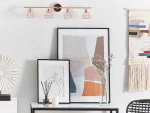 Lampa sufitowa 4-punktowa metalowa miedziana ERMA