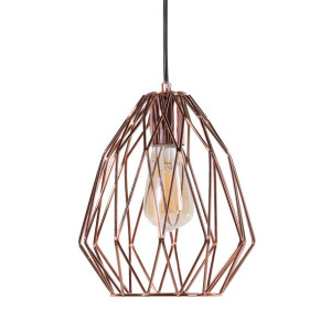 Lampa wisząca metalowa miedziana MAGRA