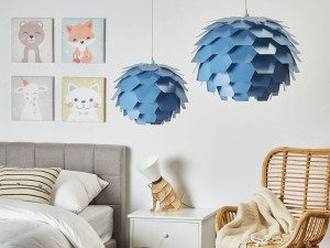 Lampa wisząca niebieska SEGRE