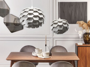 Lampa wisząca szara SEGRE